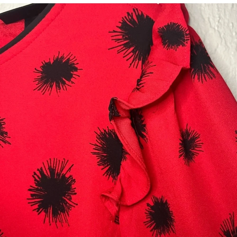 🔘Who What Wear “dandelion dots” shift dress - Picture 5 of 6